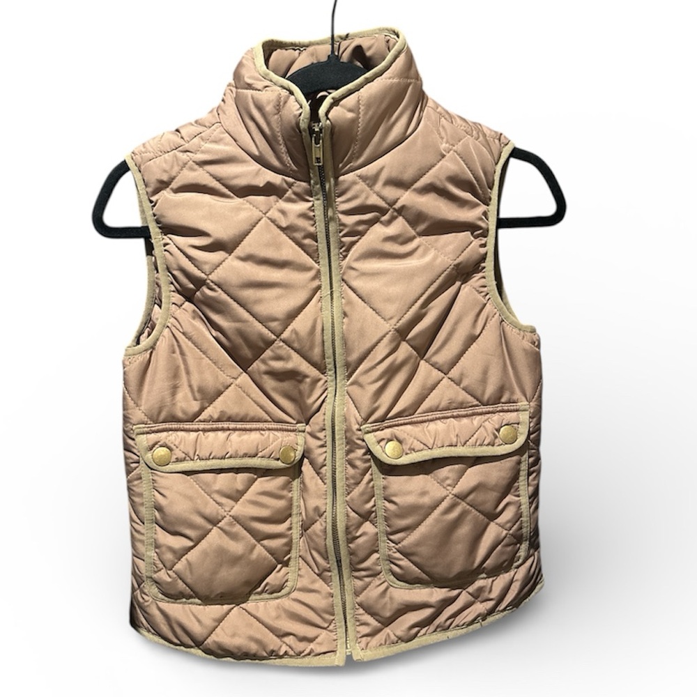 Altar'd State Quilted Beige Vest Size Small